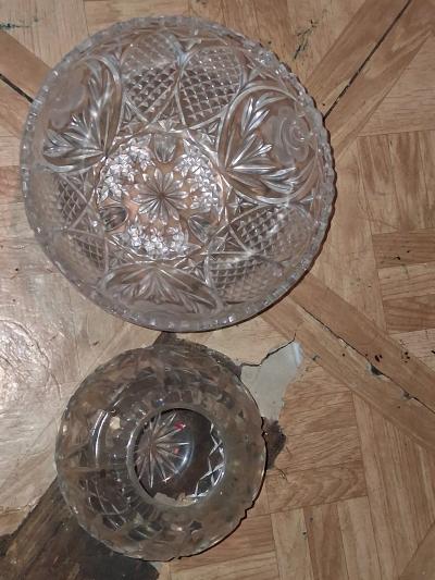 Blown Fish and Crystal bowls - Thumbnail 6
