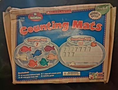 Scholastic Counting Mats Educational Toy