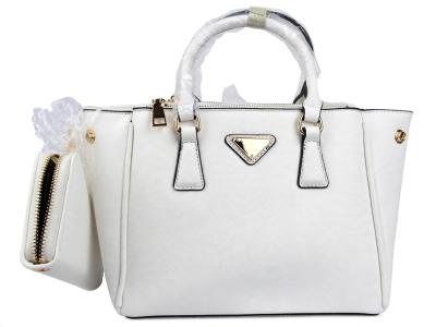 Saffiano designer purse with wallet - Thumbnail 3