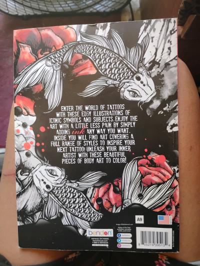 A Tattoo Ink Coloring Book - Thumbnail 2