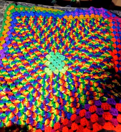 Assorted Crochet Crib Blankets - Thumbnail 3