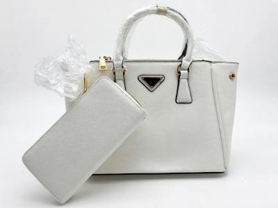 Saffiano designer purse with wallet - Thumbnail 7
