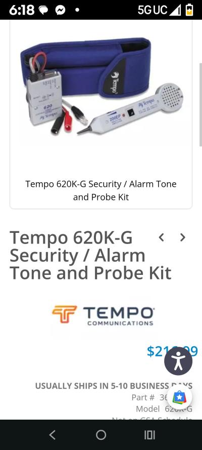 tempo  620 kg security and alarm tone and probe kwire tracer - Thumbnail 4