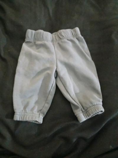 baby boys grey sweatpants 0m to 3m