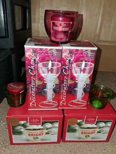 home decor Lenox 2 christmas mugs and 2 Yankee candles ext - Thumbnail 8