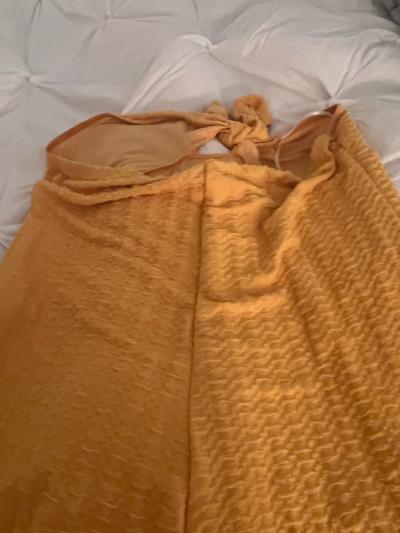 mustard yellow one piece jump xl - Thumbnail 3