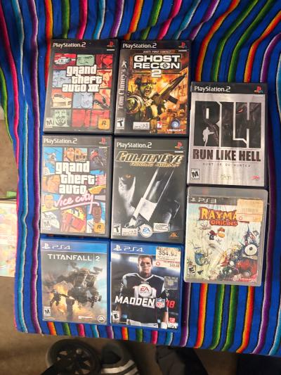 play station 2 3 4 games collection