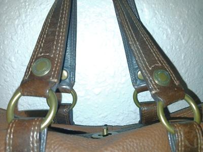 Vintage Brown Coach Chelsea Turnlock Pebble Leather Satchel - Thumbnail 7