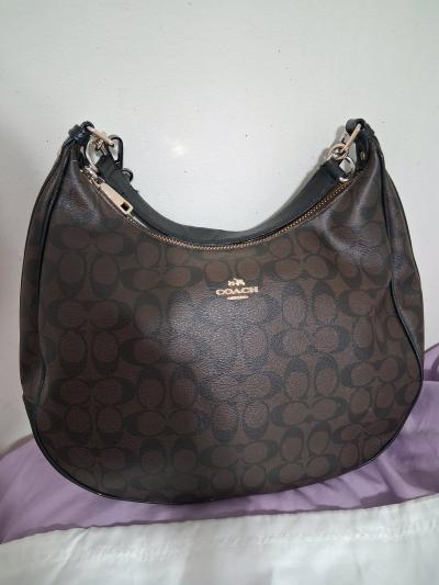 Coach Black and Brown Monogram handbag - Thumbnail 2