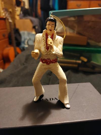 ceramic elvis ornament
