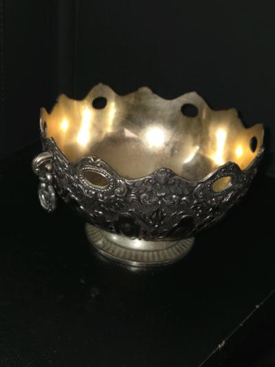 A Vintage Leonard Japan Silver Plated Pedestal Candy Dish - Thumbnail 12