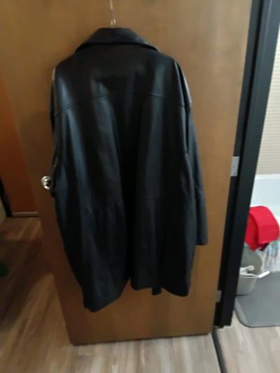 leather jackets one rider and one dress