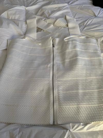 7th Ave New York size lg white 2 piece outfit - Thumbnail 2