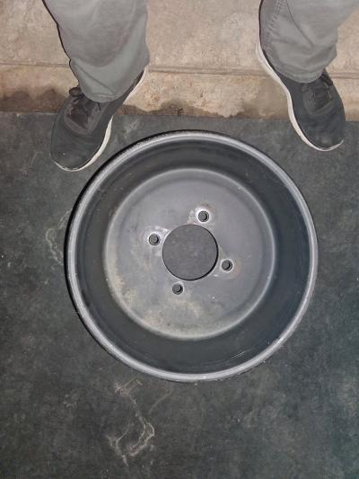 set of 4 aluminum rims in great shap