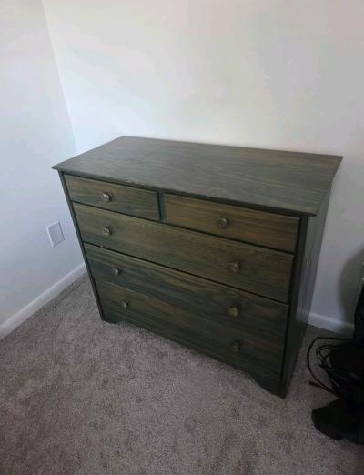 Wooden 5Drawer Dresser solid wood