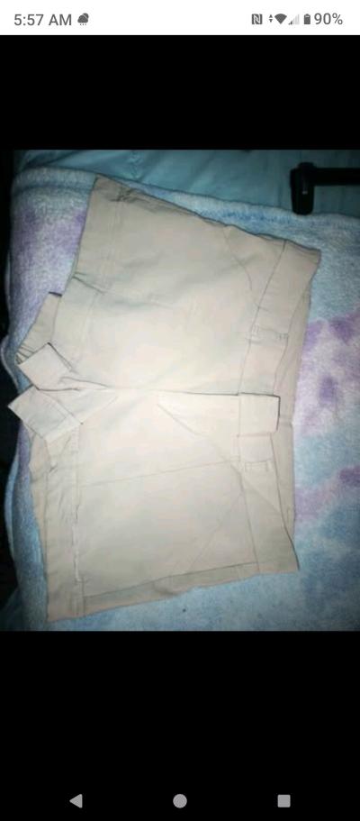 Womens Khaki Cuffed Utility Shorts BY JOE BENBASSET
