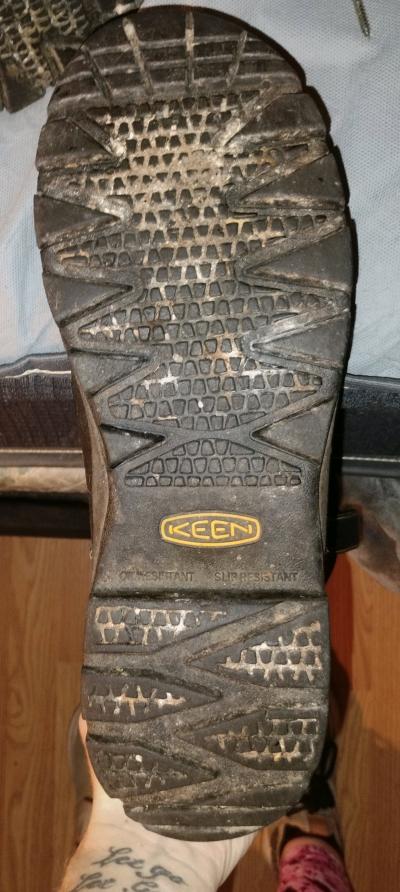 KEEN Mens Waterproof Safety Toe Work Boots Size 12 - Thumbnail 7
