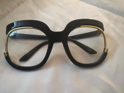 two tone large fashion sunglasses new mint condition - Thumbnail 2