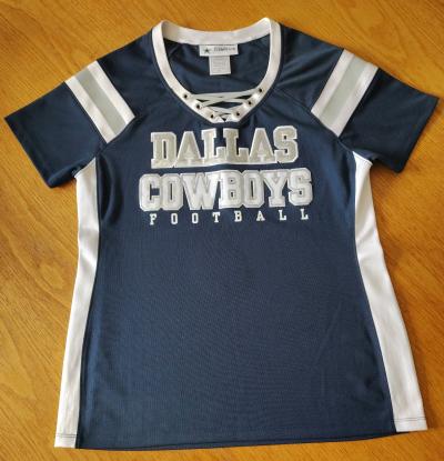 Womens Dallas Cowboys Jersey  Fashion Style with LaceUp Deta