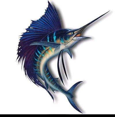 Acrylic Fish Wall Decor