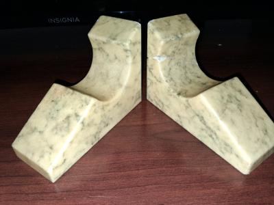 antique italian marble bookends - Thumbnail 2