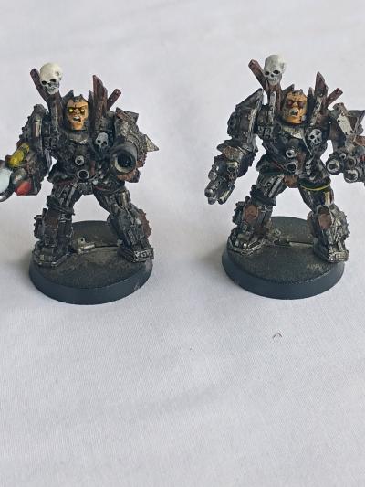 Warhammer 40k Chaos Space Marines 2x Obliterators Metal OOP