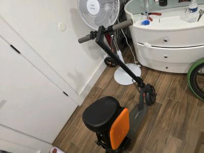 Ladped electric scooter gray en black orange - Thumbnail 2