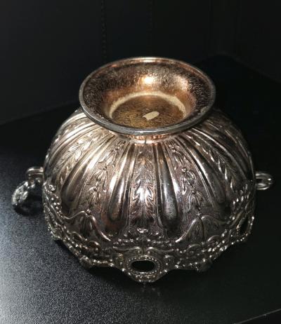 A Vintage Leonard Japan Silver Plated Pedestal Candy Dish - Thumbnail 5
