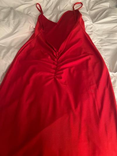 Red lg cocktail dress like new - Thumbnail 2