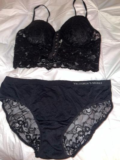 black lace lingerie set lg
