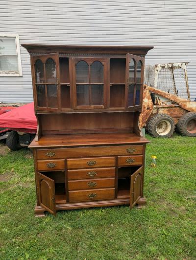 solid Cherry hutch