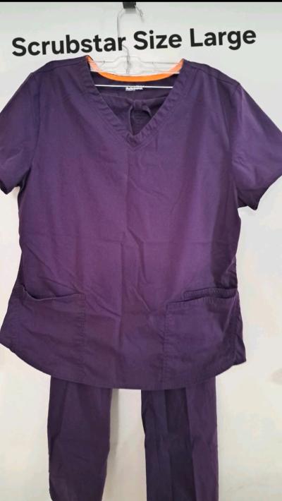 Purple ScrubStar Scrubs set