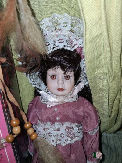 Three Porcelain Dolls plus a Dream Catcher - Thumbnail 9