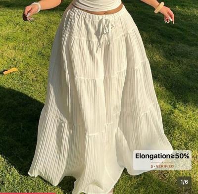 white linen skirt size lg like new