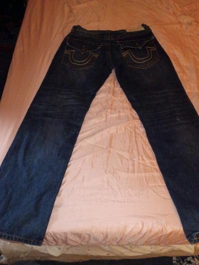 true religion jeans  dark wash - Thumbnail 4