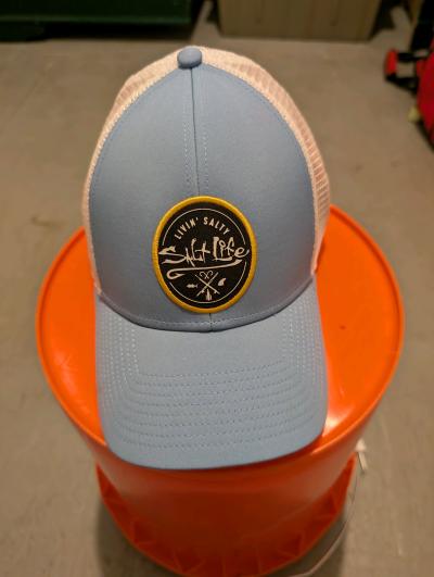 is a blue and white one fit most salt Life mens hat - Thumbnail 2