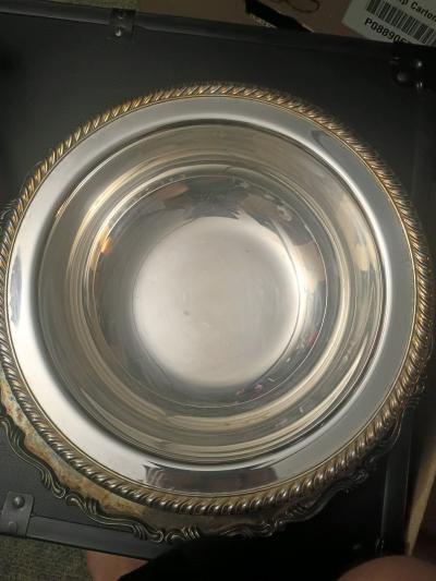 Vintage Silver Plate Tureen  Footed Pitcher Set - Thumbnail 6