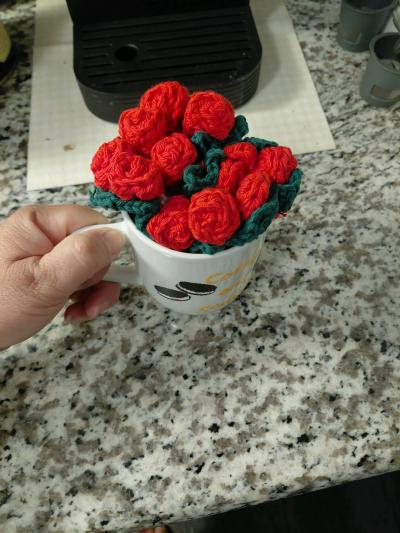 taza de cermica decorada a mano - Thumbnail 3