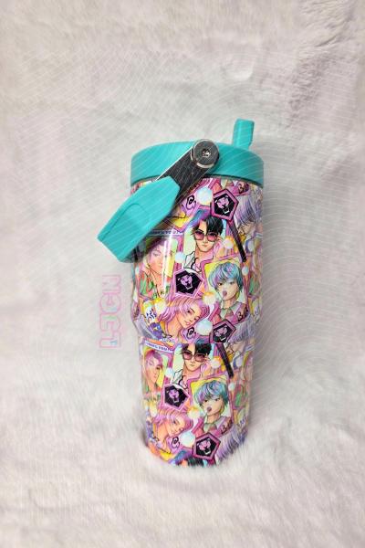 Saja Boys 20oz FLIP STRAW WATER BOTTLE - Thumbnail 4