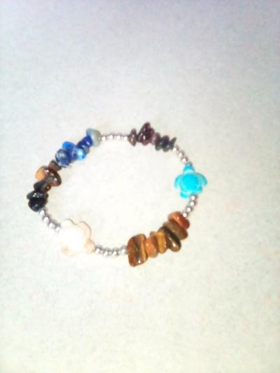 Hand Crafted Bracelets with turtle charms - Thumbnail 7