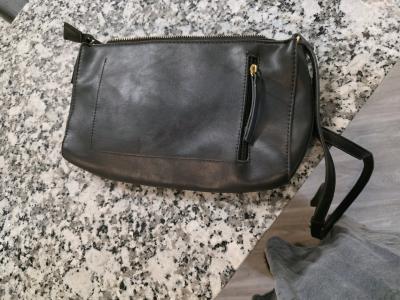 black shoulder back lightly used