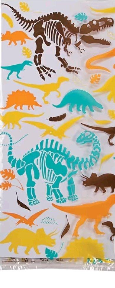 Dino Dig Cellophane Bags  12 Pc - Thumbnail 2