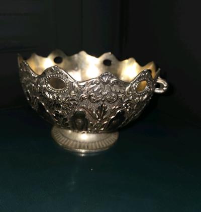 A Vintage Leonard Japan Silver Plated Pedestal Candy Dish - Thumbnail 3