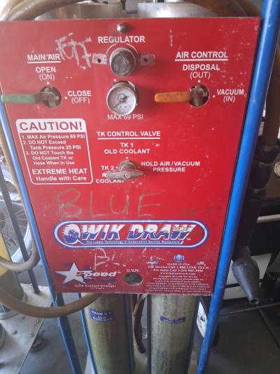 Title Qwik Draw Speed Draw Commercial Coolant Flush Machine - Thumbnail 2