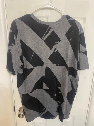 Large Grey and Black Nike TShirt - Thumbnail 2