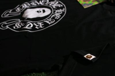 Mens Y2K Black Tshirt Ape Head Logo - Thumbnail 2