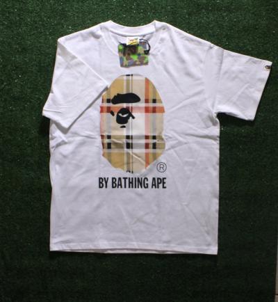 White Graphic Y2K Bape T Shirt