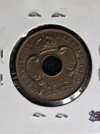A very nice East African 1941 5 Cent Coin - Thumbnail 2