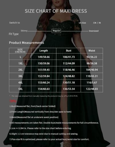 Plus Size Emerald Green Sequin Formal Dress - Thumbnail 4