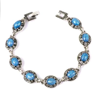Sterling Silver Opal Bracelet